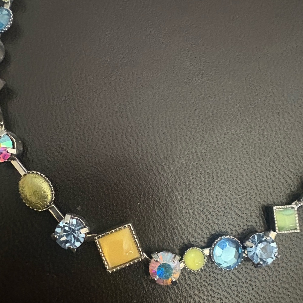 Lia Sophia Blue and Yellow Necklace Set - Picture 3 of 5